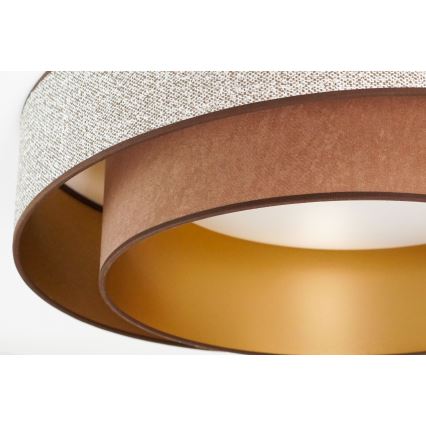 Brilagi - LED taklampa VEGAS SHINE LED/24W/230V diameter 60 cm brun