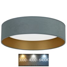 Brilagi - LED Taklampa VELVET LED/24W/230V 3000/4000/6400K mint/guld
