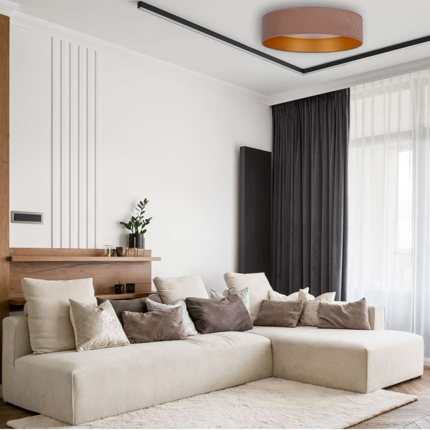 Brilagi - LED Taklampa VELVET LED/24W/230V Ø 40 cm 3000/4000/6400K beige/guld