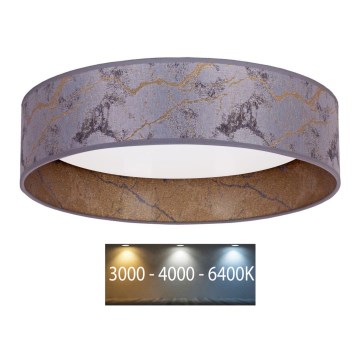 Brilagi - LED Taklampa VELVET LED/24W/230V Ø 40 cm 3000/4000/6400K grå/guld