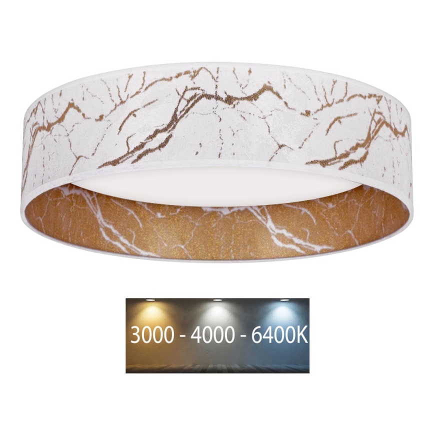 Brilagi - LED Taklampa VELVET LED/24W/230V Ø 40 cm 3000/4000/6400K vit/guld