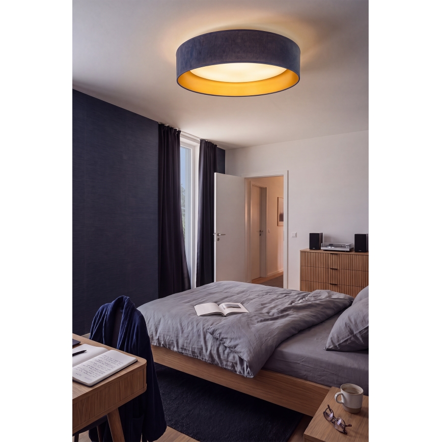 BRILAGI - LED taklampa VELVET SIMPLE LED/24W/230V 3000K Ø 45 cm blå