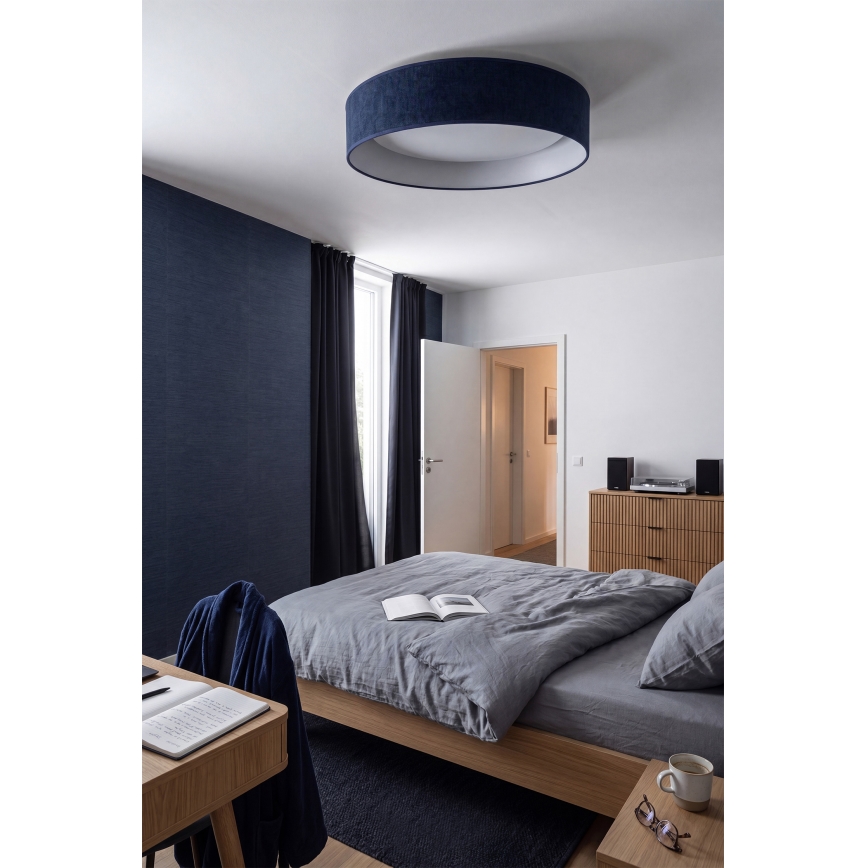 BRILAGI - LED taklampa VELVET SIMPLE LED/24W/230V 3000K Ø 45 cm blå