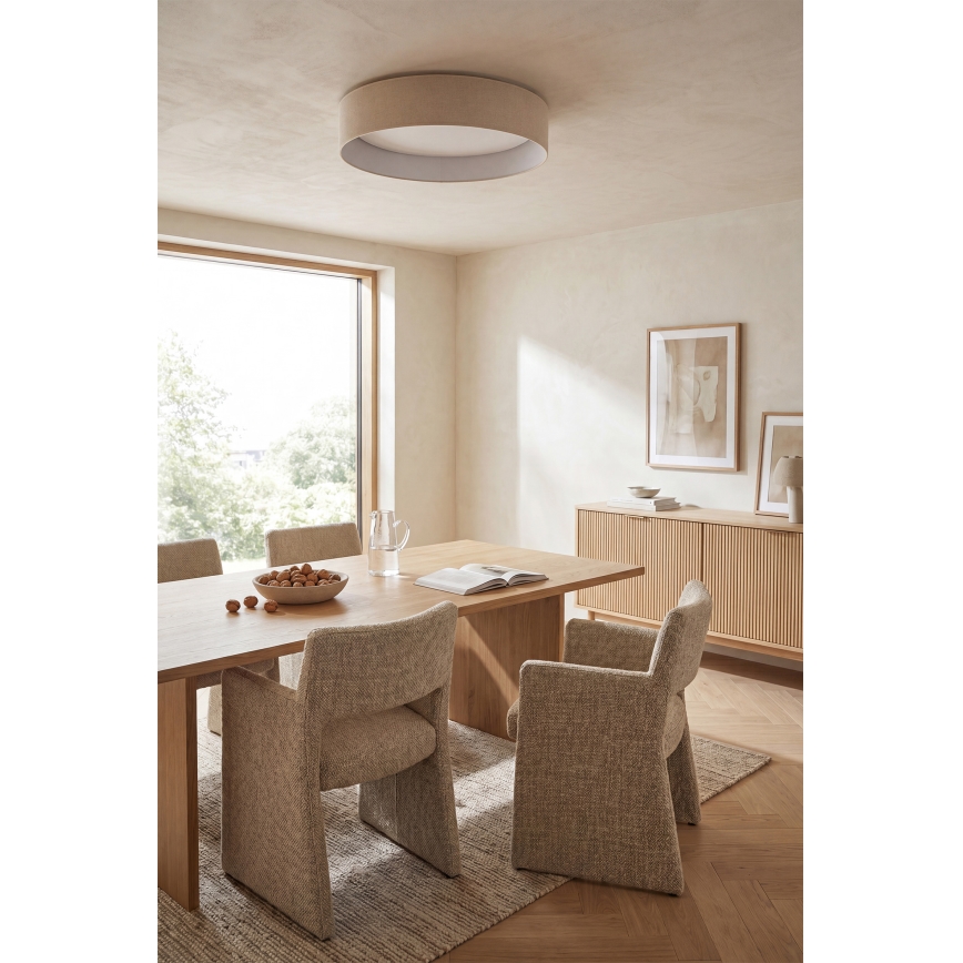 BRILAGI - LED Taklampa VELVET SIMPLE LED/24W/230V 3000K Ø 45 cm krämfärgad