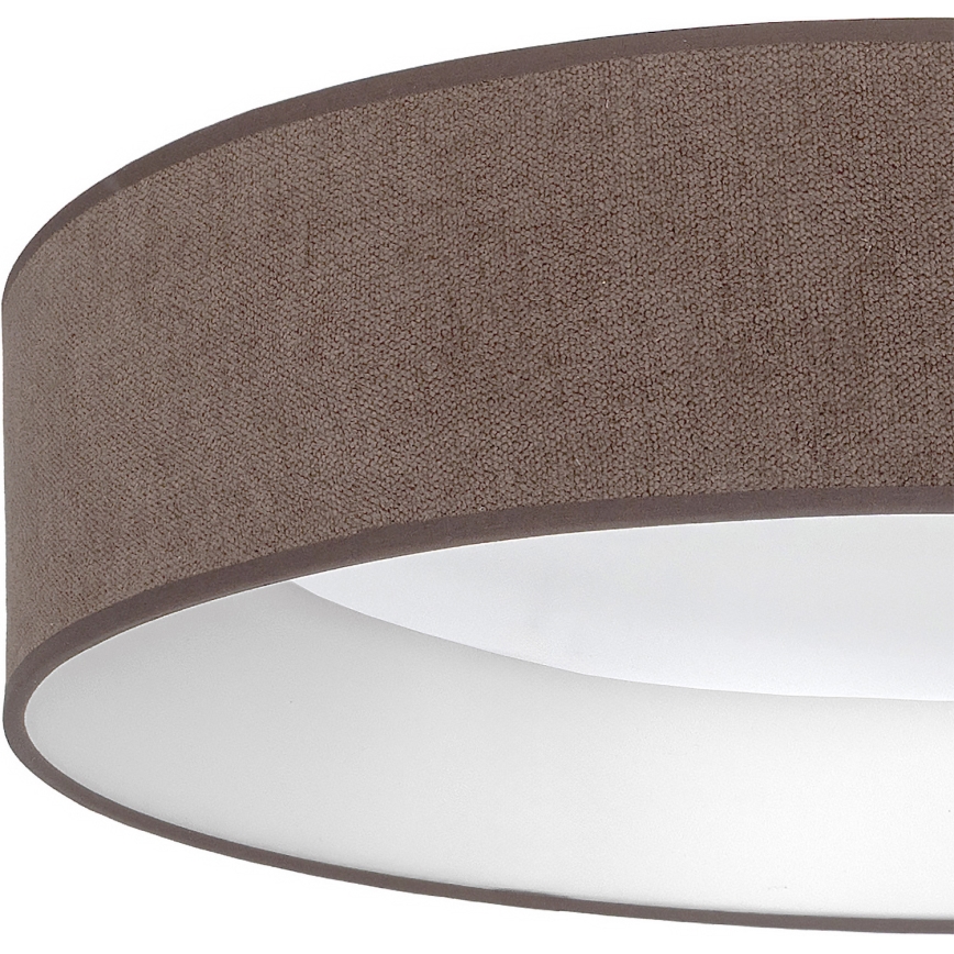 BRILAGI - LED taklampa VELVET SIMPLE LED/24W/230V 3000K Ø45 cm brun