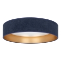 BRILAGI - LED-taklampa VELVET SIMPLE LED/24W/230V 4000K Ø 45 cm blå/guld