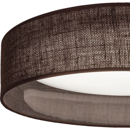 BRILAGI - LED-taklampa VELVET SIMPLE LED/24W/230V 4000K Ø 45 cm brun