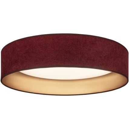 BRILAGI - LED taklampa VELVET SIMPLE LED/24W/230V 4000K Ø 45 cm vinröd/guld