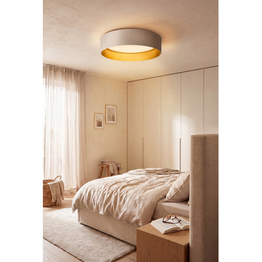 BRILAGI - LED-taklampa VELVET SIMPLE LED/36W/230V 3000K Ø 55 cm krämvit/guld