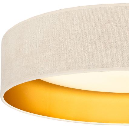 BRILAGI - LED-taklampa VELVET SIMPLE LED/36W/230V 3000K Ø 55 cm krämvit/guld