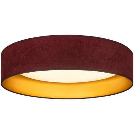 BRILAGI - LED-takarmatur VELVET SIMPLE LED/36W/230V 3000K Ø 55 cm vinröd/guld