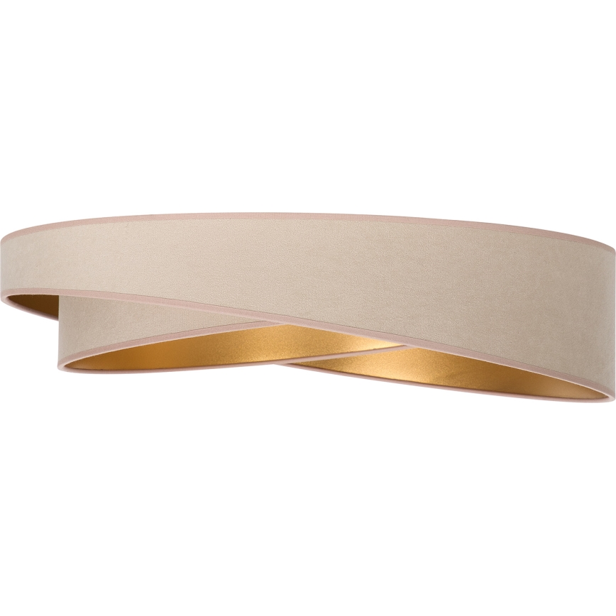 BRILAGI - LED taklampa VELVET TWIST LED/24W/230V 4000K Ø 55 cm beige/guld