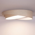 BRILAGI - LED-taklampa VELVET TWIST LED/24W/230V 4000K Ø 55 cm beige