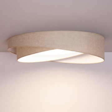 BRILAGI - LED-taklampa VELVET TWIST LED/24W/230V 4000K Ø 55 cm beige