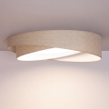 BRILAGI - LED-taklampa VELVET TWIST LED/24W/230V 4000K Ø 55 cm beige