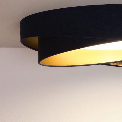 BRILAGI - LED taklampa VELVET TWIST LED/24W/230V 4000K Ø 55 cm blå/guld