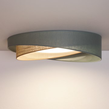 BRILAGI - LED-taklampa VELVET TWIST LED/24W/230V 4000K Ø 55 cm grön/beige