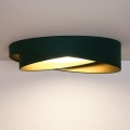 BRILAGI - LED taklampa VELVET TWIST LED/24W/230V 4000K Ø 55 cm grön/guld