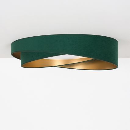 BRILAGI - LED taklampa VELVET TWIST LED/24W/230V 4000K Ø 55 cm grön/guld