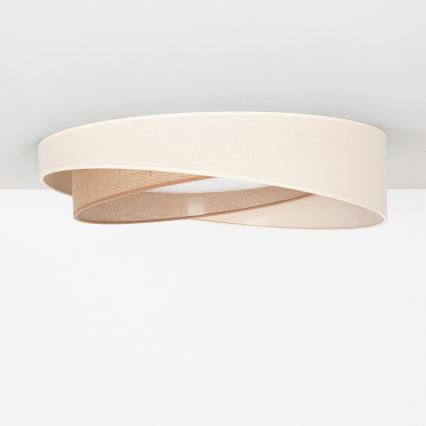 BRILAGI - LED taklampa VELVET TWIST LED/24W/230V 4000K Ø 55 cm krämvit/beige