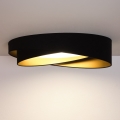 BRILAGI - LED-taklampa VELVET TWIST LED/24W/230V 4000K Ø 55 cm svart/guld