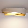 BRILAGI - LED taklampa VELVET TWIST LED/24W/230V 4000K Ø 55 cm vit/guld