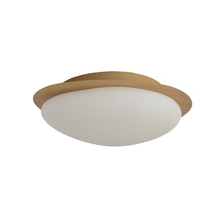 Brilagi - LED-taklampa VISBY WOOD LED/18W/230V Ø 38 cm brun