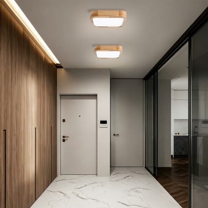 BRILAGI - LED takarmatur WOODLINE SQUARE LED/32W/230V 3000/4000/6000K ek 30x30 cm
