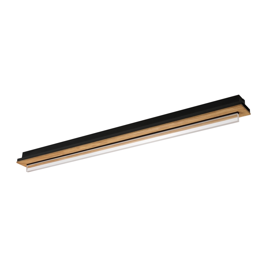 Brilagi - LED taklampa WOODY FLAT LED/25W/230V ek/svart