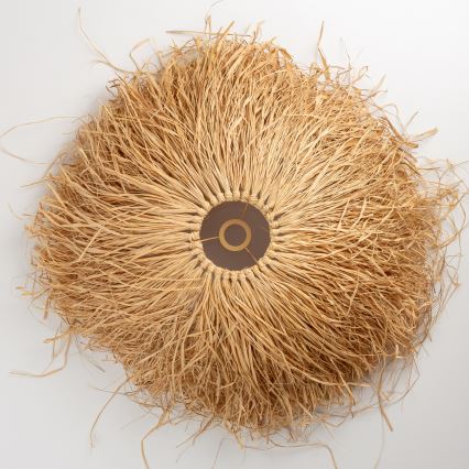 Brilagi - LED-takpendel CERIA BOHO 1xE27/40W/230V Ø 60 cm, raffia