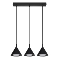 BRILAGI - LED Takpendel med kabel CONE TRIPLE 3xGX53/15W/230V svart