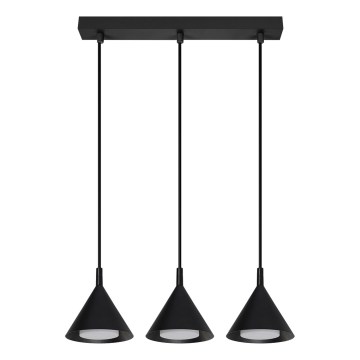 BRILAGI - LED Takpendel med kabel CONE TRIPLE 3xGX53/15W/230V svart