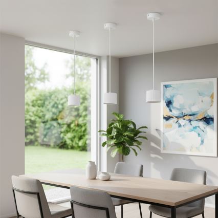 Brilagi - LED Takpendel med vajer STRIPY 1xGX53/15W/230V vit