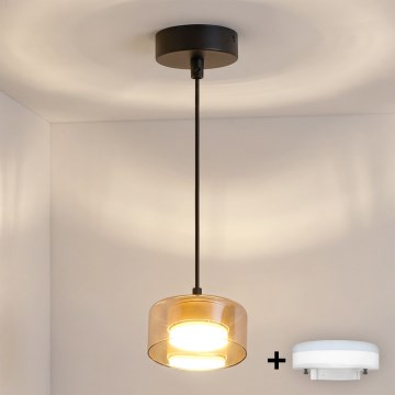 Brilagi - LED Takpendel med wire AURA LUX 1xGX53/30W/230V svart/guld