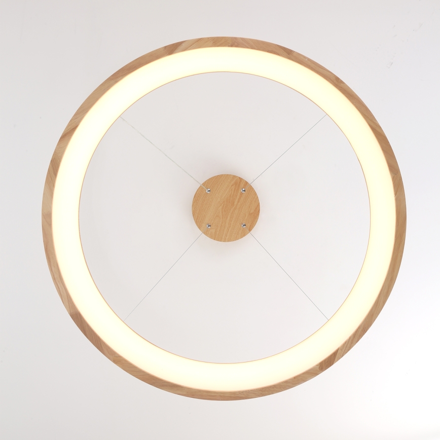 Brilagi - LED-pendel på vajer FALCON WOOD LED/60W/230V 3000/4000/6000K Ø 80 cm trä