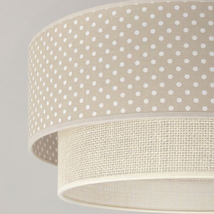 BRILAGI - LED ytmonterad taklampa BOHO BOBO 1xE27/60W/230V Ø 40 cm prickar beige/krämvit