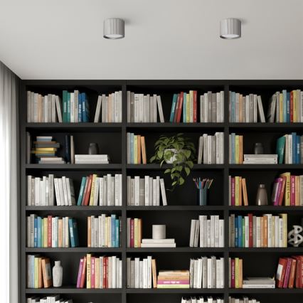 Brilagi - LED Takspot STRIPY 1xGX53/15W/230V silver