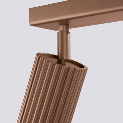 Brilagi - LED-takspott CRESTO 4xGU10/10W/230V brun