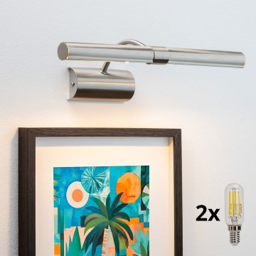 Brilagi - LED tavelbelysning DANAE 2xE14/4W/230V 3000K matt krom