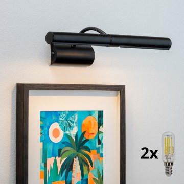 Brilagi - LED tavelbelysning DANAE 2xE14/4W/230V 3000K svart