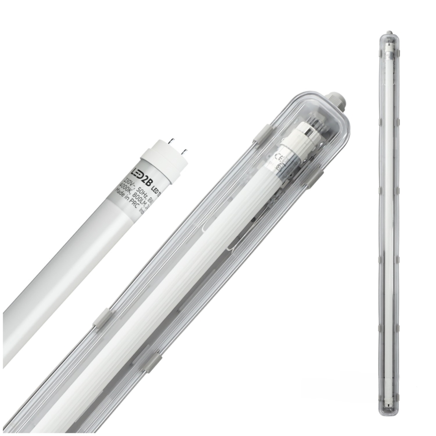 BRILAGI - LED teknisk, dammtät lysrörsarmatur OPTIMA T8 1xG13/18W/230V 4000K IP65 128 cm