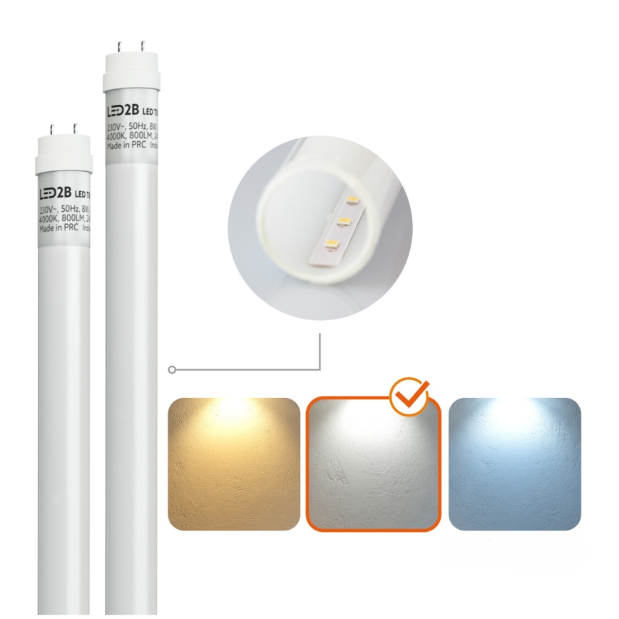 BRILAGI - LED teknisk dammtät lysrörsarmatur OPTIMA T8 2xG13/9W/230V 4000K IP65 67,5 cm