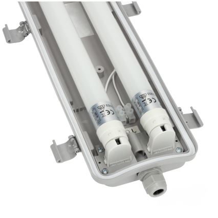 BRILAGI - LED teknisk dammtät lysrörsarmatur OPTIMA T8 2xG13/9W/230V 4000K IP65 67,5 cm
