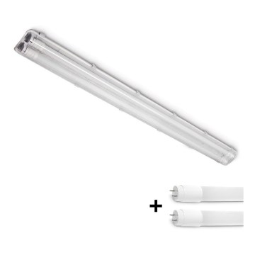 BRILAGI - LED teknisk dammtät lysrörsarmatur OPTIMA T8 2xG13/18W/230V 4000K IP65 128 cm