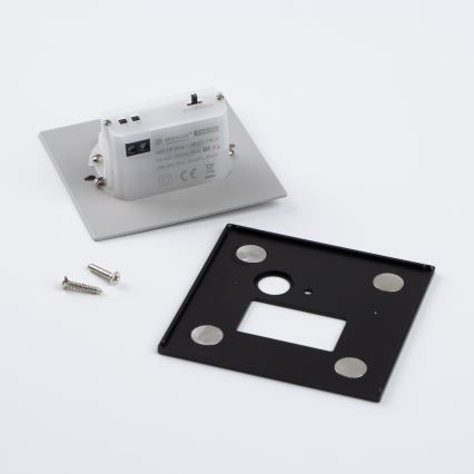 Brilagi - LED-trapparmatur med rörelse- och skymningssensor JACK LED/1,5W/230V 3000/4000/6500K svart