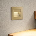 Brilagi - LED-trapparmatur STEP LIGHT LED/1,5W/230V IP44 guld