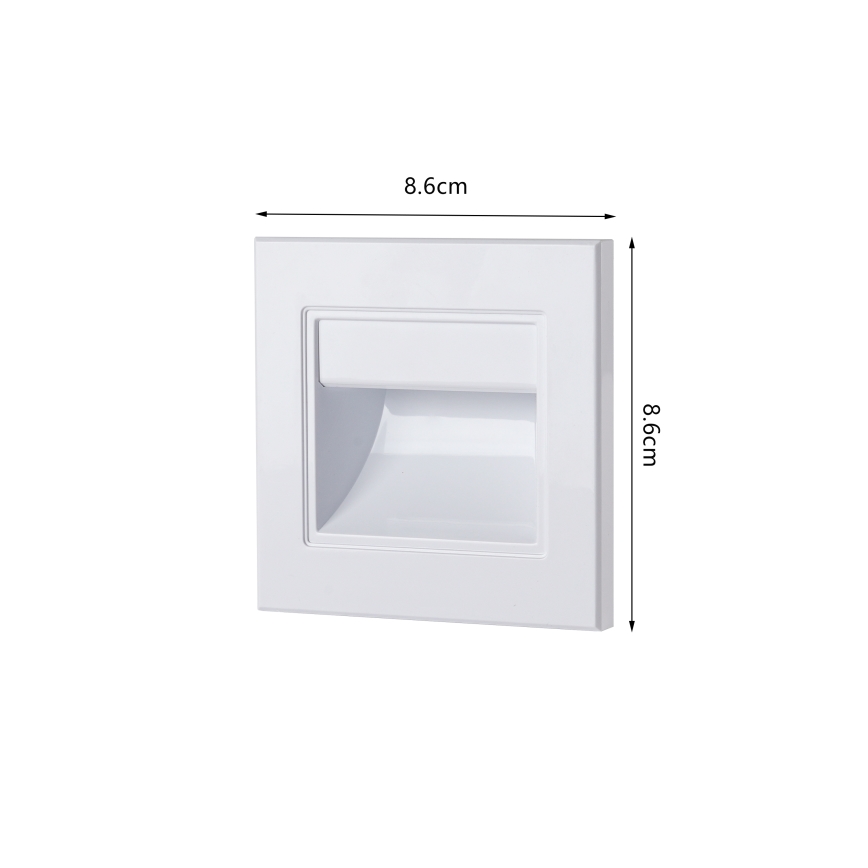 Brilagi - LED trapparmatur STEP LIGHT LED/1,5W/230V IP44 vit