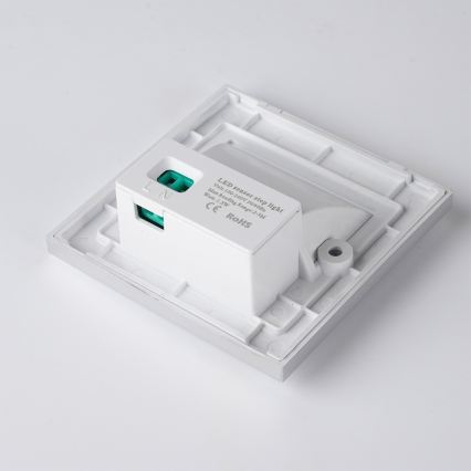 Brilagi - LED-trapparmatur med sensor STEP LIGHT LED/1,5W/230V IP44 silverfärgad