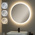 Brilagi - LED uppvärmd badrumsspegel CLARA PRO LED/19W/230V Ø 60 cm IP44 CRI 90 dimbar + CCT
