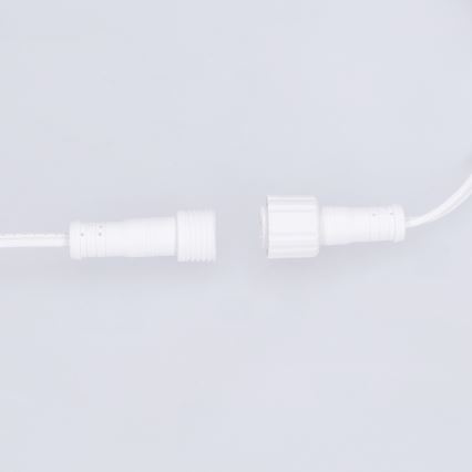 Brilagi - LED utomhus dekorationsljusslinga GIRLANDA 10xE12/0,6W/230V 8m vit IP44 varmvitt ljus